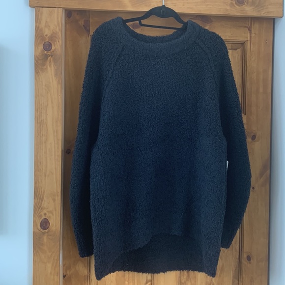 SALE!!! NWT Free People black Teddy sweater sizes XSmall and Medium - Picture 5 of 7